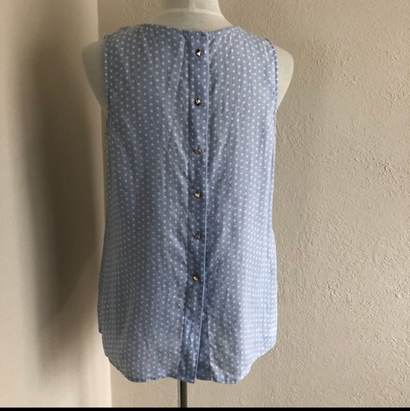 Cynthia Rowley Linen Polka Dot Top - Picture 2 of 3